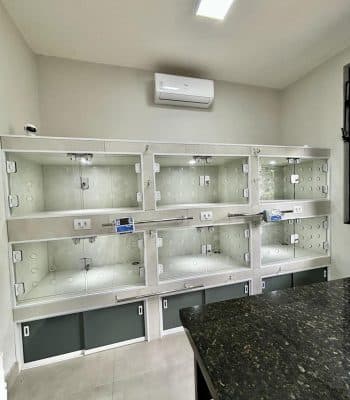 Ala de internamento exclusiva para gatos da VetôPet em Maringá