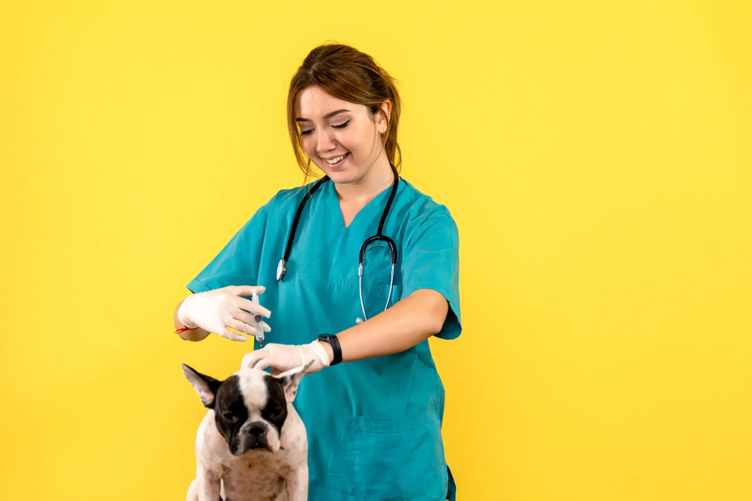 Qual a idade certa para começar a vacinar o cachorro? clínica veterinária 24h